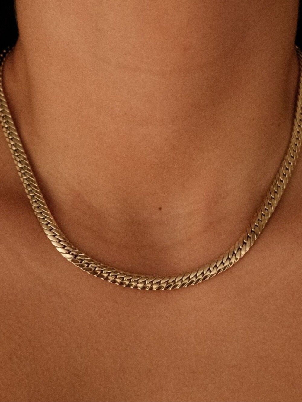 Chunky Herringbone 20" Chain